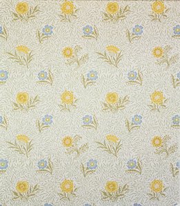 Powdered wallpaper design by William Morris